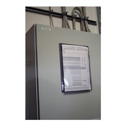 Eichner Selbstklebende Schaltplantasche mit Dehnfalte A6 transparent