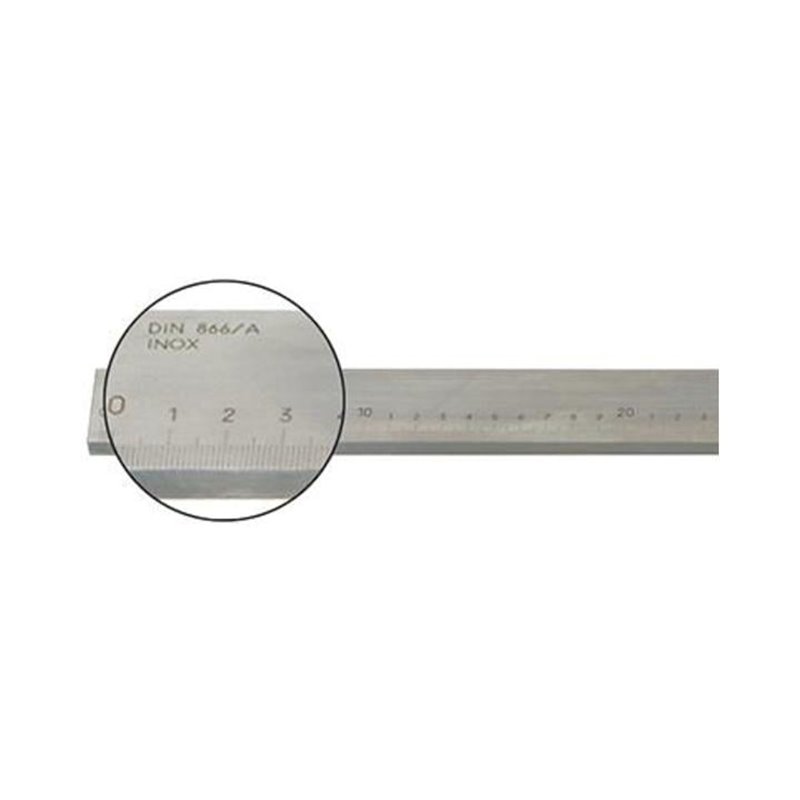 Präz.-Massstab DIN866 A 500x30x 6mm FORMAT