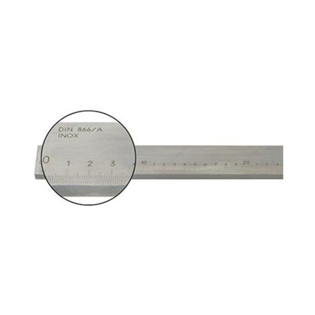 Präz.-Massstab DIN866 A 500x30x 6mm FORMAT