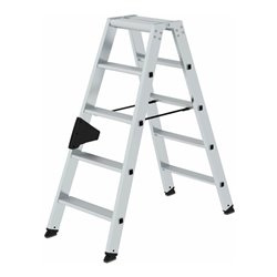MUNK Aluminium-Stufenstehleiter beidseitig begehbar