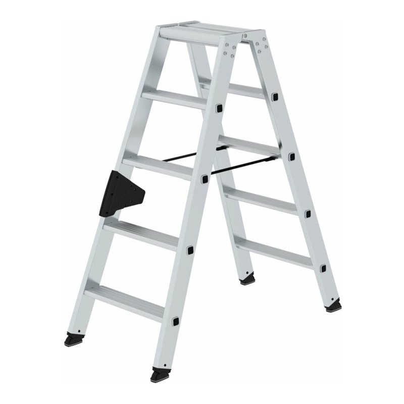 MUNK Aluminium-Stufenstehleiter beidseitig begehbar