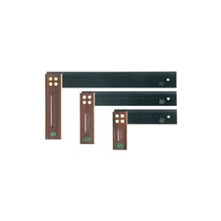 ECE Winkel Schenkel-L. 350mm gelasertemm-Skala Palisanderholz