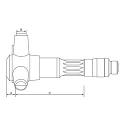 3-Punkt Innenmessschr. 200,0-225,0mm FORMAT