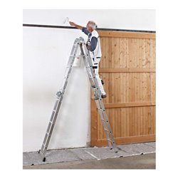 ZARGES Vielzweckleiter 4x3 Sprossen STRECKE