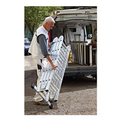 ZARGES Vielzweckleiter 4x3 Sprossen STRECKE