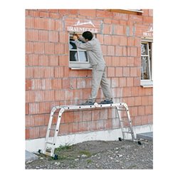 ZARGES Vielzweckleiter 4x3 Sprossen STRECKE