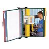 Wandhalterset 1x10 Sichttafeln farbig sortiert PVC-Folie m.Rahmen2St/KT TARIFOLD
