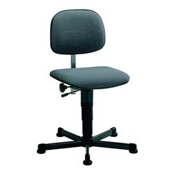 Arbeitsdrehstuhl Fit m.Gleitern Stoffpolster Sitz-H.430-600mm BIMOS