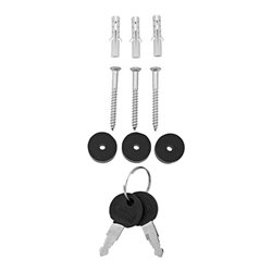 Burg-Wächter Briefkasten Köln H.315mm B.215mm T.75mm weiß STA DIN C4