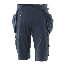 Mascot Shorts mit abnehmbaren Hängetaschen Handwerkershorts schwarzblau