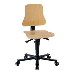 Arbeitsdrehstuhl Solitec m.Rollen Buche Sitz-H.440-590mm BIMOS