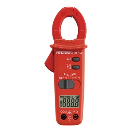 Stromzangenmultimeter CM 1-2 0,1 A-400 A CAT III 600 V BENNING