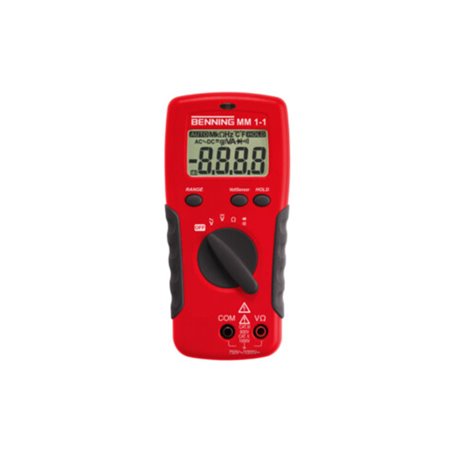 BENNING Multimeter 0,1 mV-1000V DC / 1mV-750V AC MM 1-1
