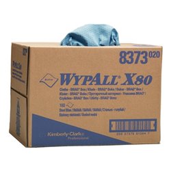 Wischtuch WYPALL X80 8373 L427xB318ca.mm stahlblau 1-lagig 160 Tü./Box