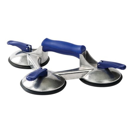 Saugheber blue line Trgf.100kg Kopf-Ø 120mm 3 Köpfe Alu VERIBOR