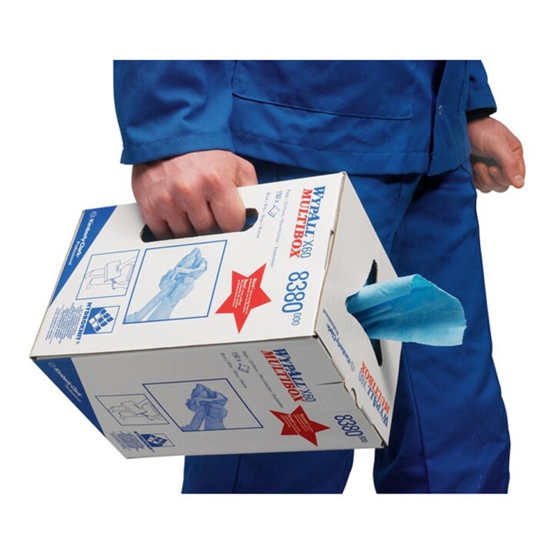 Putztuch WYPALL X 60 8380 L420xB245ca.mm blau Krt.