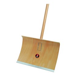 Idealspaten Schneeräumer Holz + Hartholzstiel