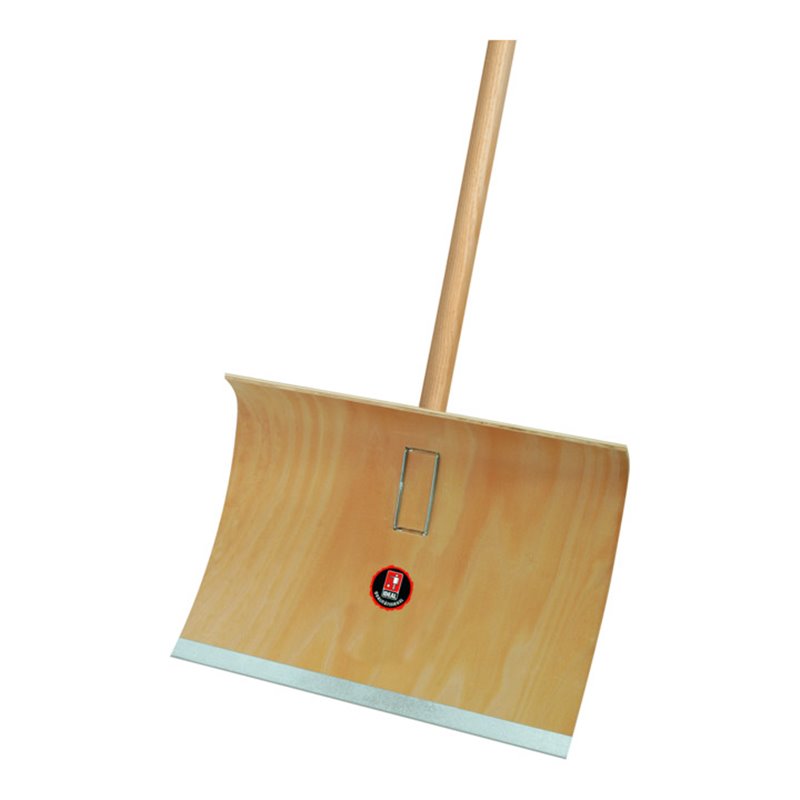 Idealspaten Schneeräumer Holz + Hartholzstiel