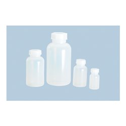 Hünersdorff Weithalsflasche 100 ml, LD-PE naturfarben, rund