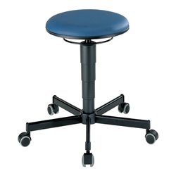 bimos Drehhocker m.Rollen Kunstleder Sitz-H.460-630mm Sitz-D.400mm