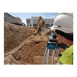 Bosch Optisches Nivelliergerät GOL 26 G mit Baustativ BT 160 Messstab GR 500