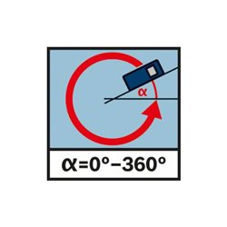 Bosch Laser-Entfernungsmesser GLM 80, mit Baustativ BS 150