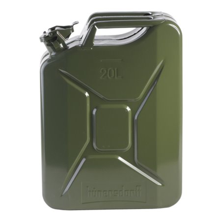 Hünersdorff Metall-Kraftstoff-Kanister CLASSIC 20 L olivgrün, pulverbeschichtet