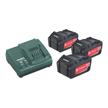 Metabo Basis-Set 3 x 4.0 Ah