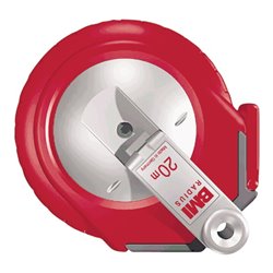 BMI Kapselbandmaß RADIUS L.15m Band-B.13mm Acm EG II Ku.gelb Glasfaser