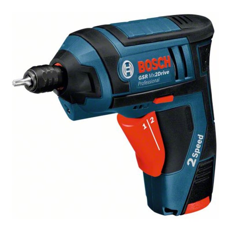 Bosch Akku-Schrauber GSR Mx2Drive mit 2 x 1,3 Ah Li-Ion Akku + Transportkoffer