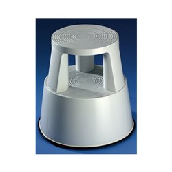 Rollhocker Ku.lichtgrau H.mit/o.Belastung 425/430mm D.oben 290mm D.unten 440mm