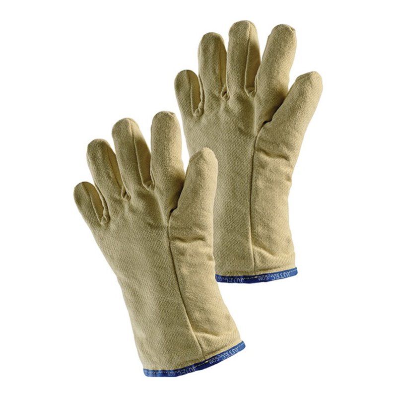 Jutec  Hitzehandschuhe, L.30cm / max.500° (kurzfristig) / Aramid 5-Finger mit Isolation
