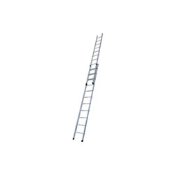 Günzburger Aluminium-Schiebeleiter 2-teilig 2 x 9 Sprossen