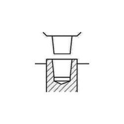 Röhm Schnellspannbohrfutter Supra S Spann-W.0-8mm B12 f.Rechtslauf