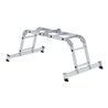 MUNK Aluminium-Vielzweckleiter 4-teilig nivello®-Traverse 4 x 2 Sprossen