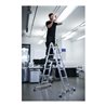 MUNK Aluminium-Vielzweckleiter 4-teilig nivello®-Traverse 4 x 2 Sprossen