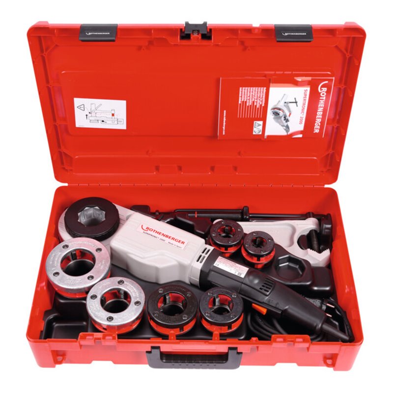 Rothenberger SUPERTRONIC 2000-Set, BSPT R,1/2-2', 230V