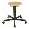 bimos Drehhocker mit Rollen Holz Sitzhöhe 460-630 mm
