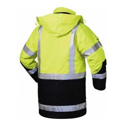 Elysee Warnschutzparka Jekyll 3XL gelb/marine
