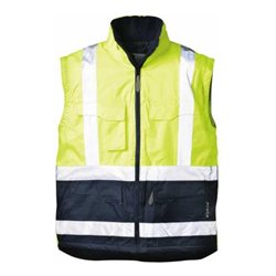 Elysee Warnschutzparka Jekyll 3XL gelb/marine