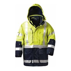 Elysee Warnschutzparka Jekyll 3XL gelb/marine