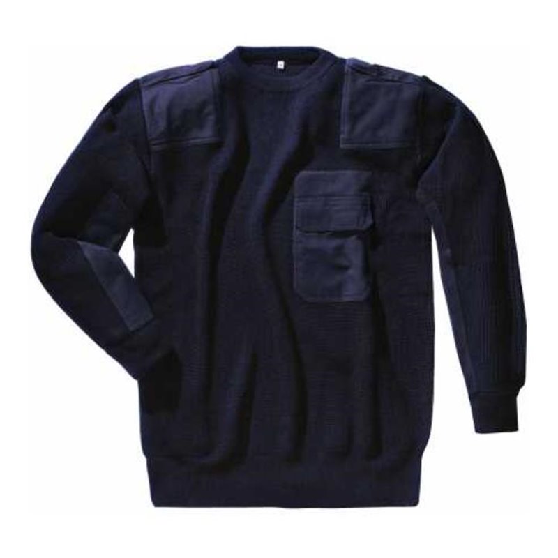 Pullover BW-Imitat M marine