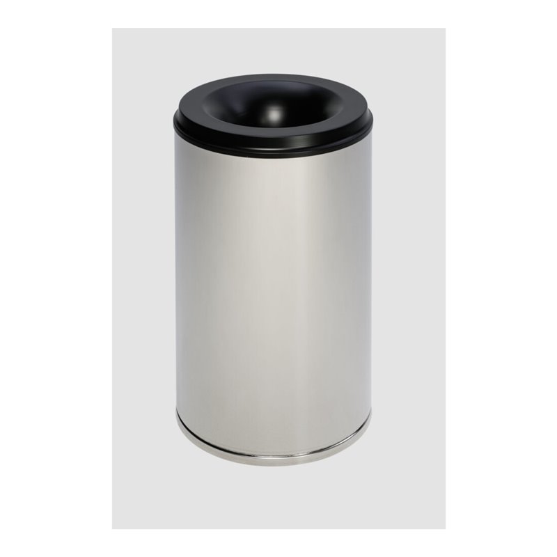 VAR Papierkorb Edelstahl Löschkopf