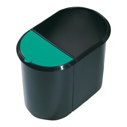 Zarges Papierkorb Duo-System schwarz/blau