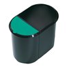 Zarges Papierkorb Duo-System schwarz/blau