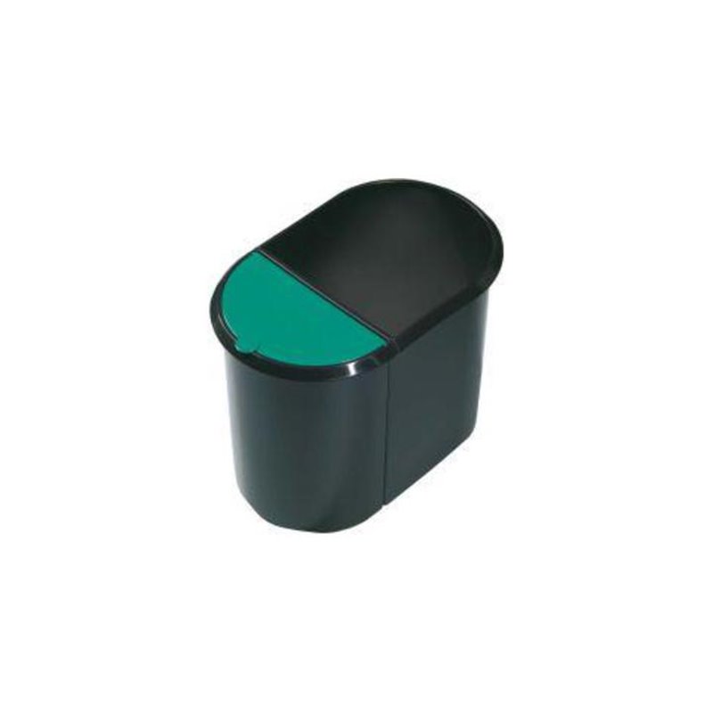 Zarges Papierkorb Duo-System schwarz/rot