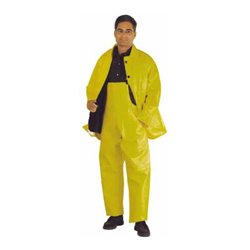 Winterbau-Latzhose PU 66/68 gelb