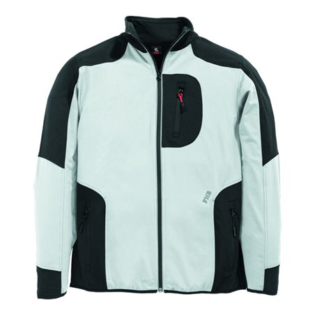 FHB RALF Jersey-Fleece-Jacke FHB Fastdry weiß-anthrazit Gr. XL