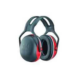 3M Gehörschutz Kapseln X3A schwarz/rot