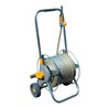 Hozelock Tricoflex Schlauchwagen Metall mit 30m Schlauch und Spritzdüse,Anschlüssen
